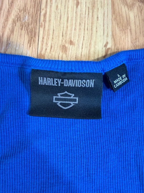 Harley Davidson Racing Tank Top Size Large - Picture 5 of 6